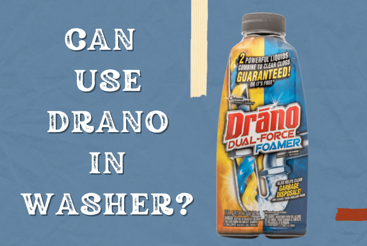 use drano in the washer