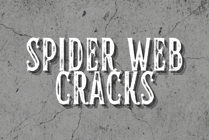 spider web cracks