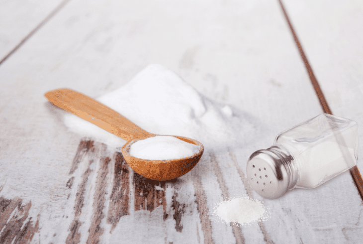 salt and a baking soda