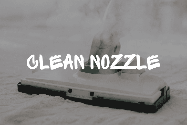 clean nozzle