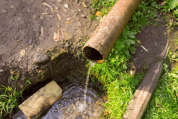 aged city sewer
