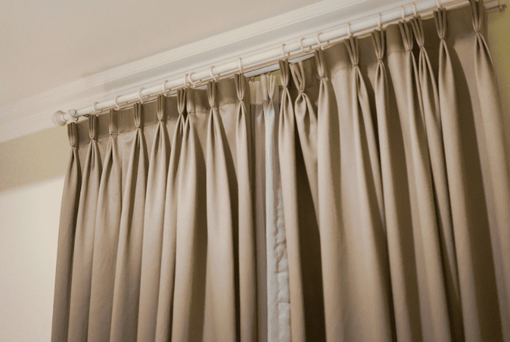 dusty curtains