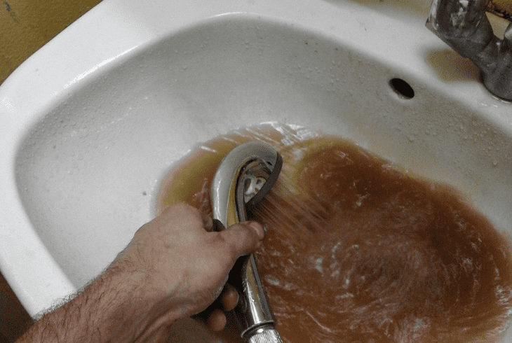 contaminated water