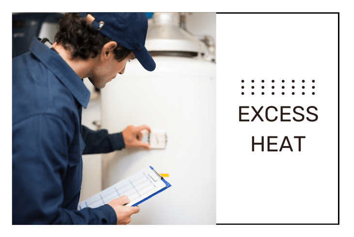 excess heat from tank