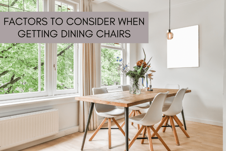 dining chair factors