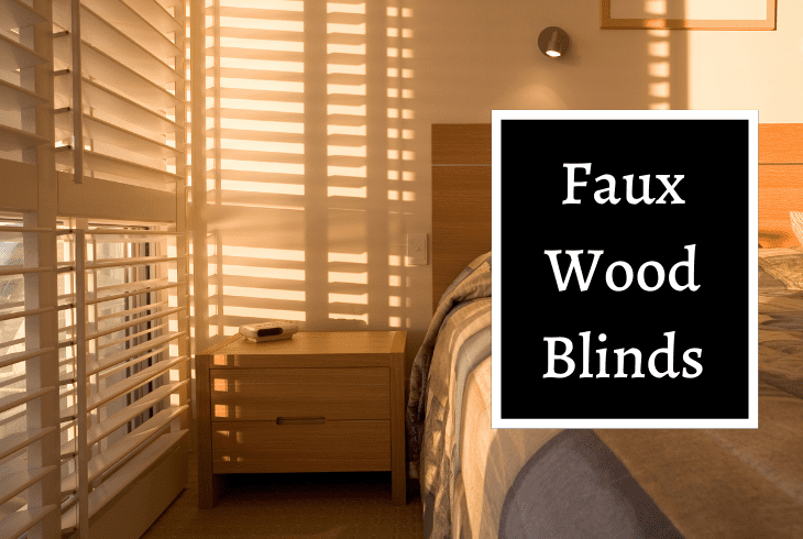 wooden faux blinds
