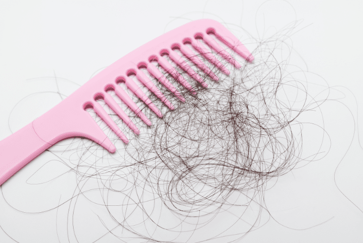 fallen hair