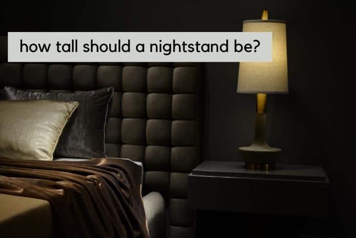nightstand height