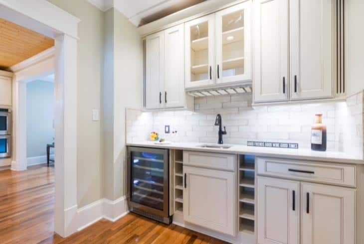 interior painted kitchen cabinets