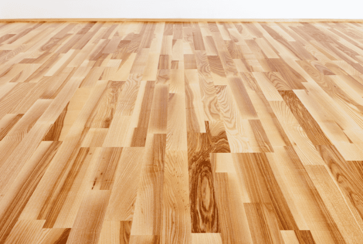 light colored hardwood