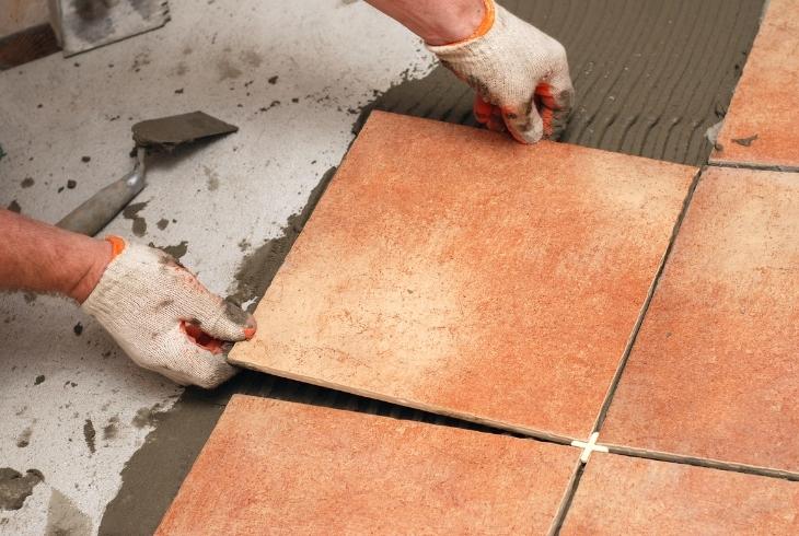 outdated copper tiles