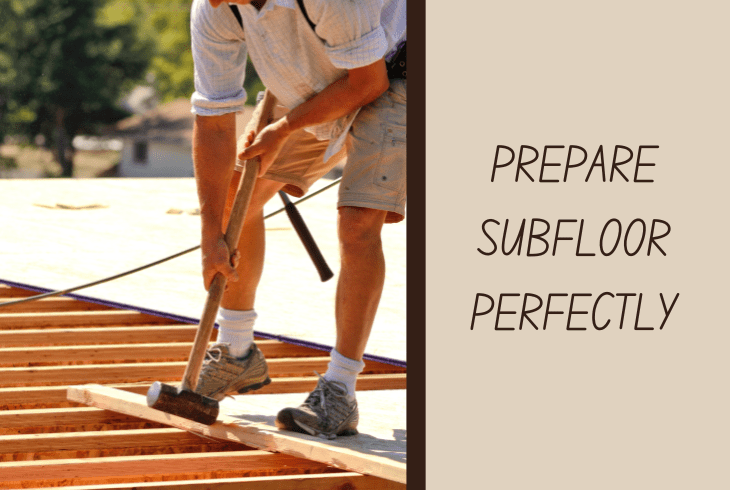 prep subfloor