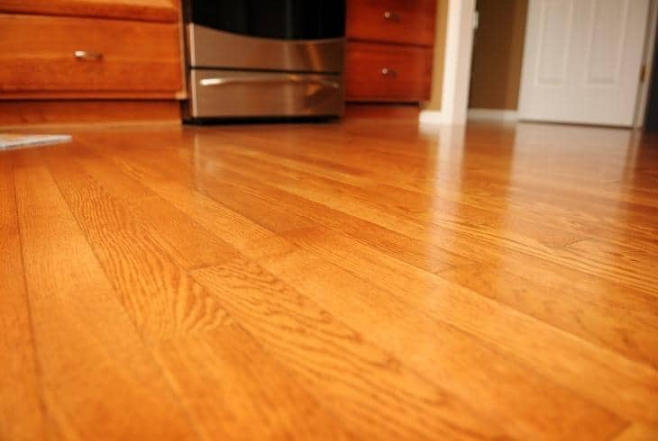 stained floor