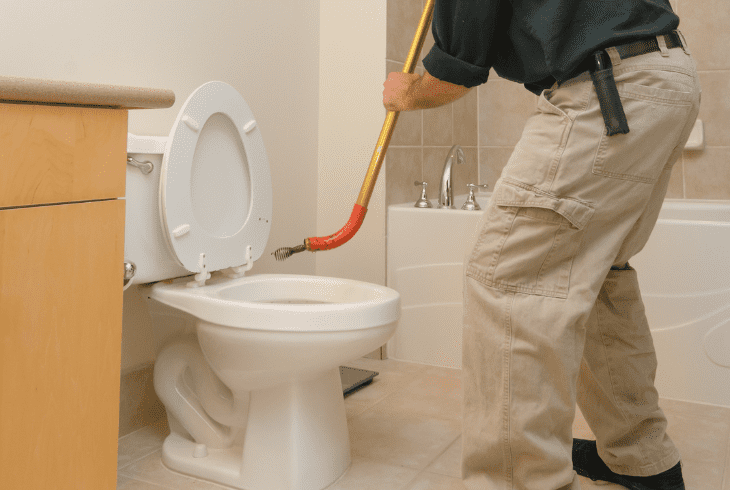 use toilet auger