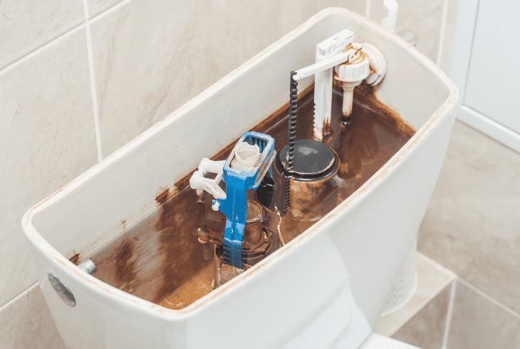 toilet debris screen