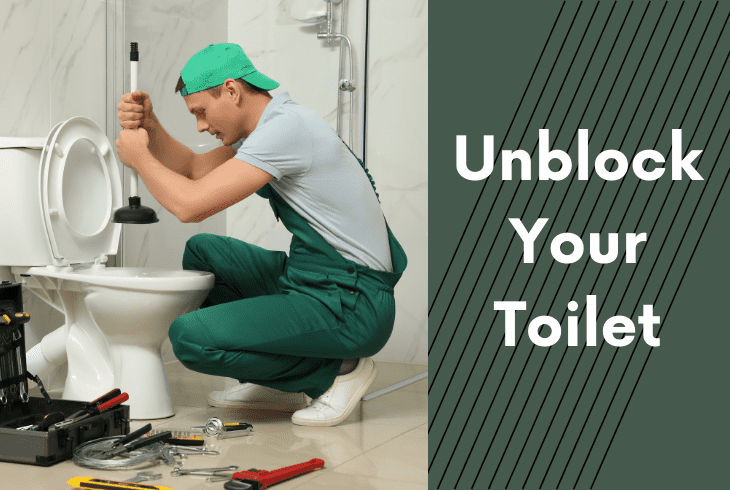 unblock toilet