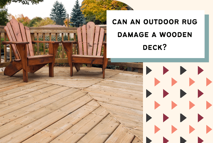 outdoor rug damage deck