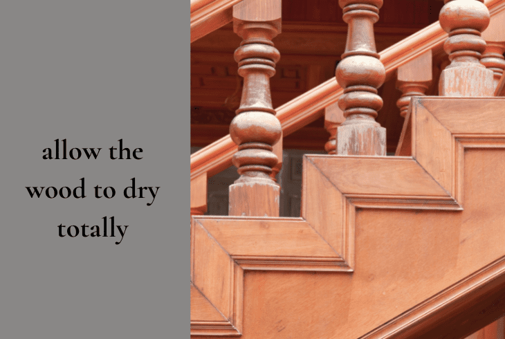 allow wood to dry