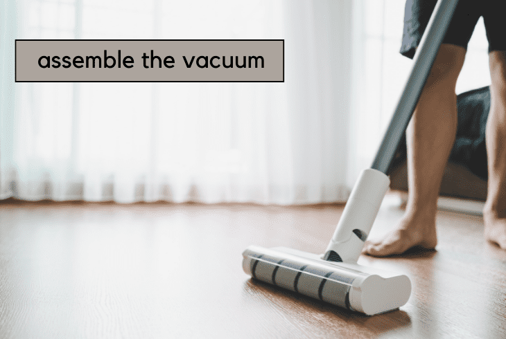 assemble the vacuum