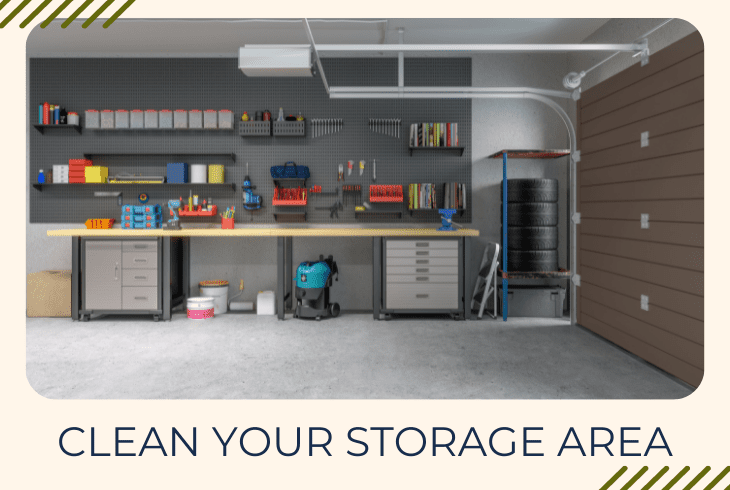 clean storage area