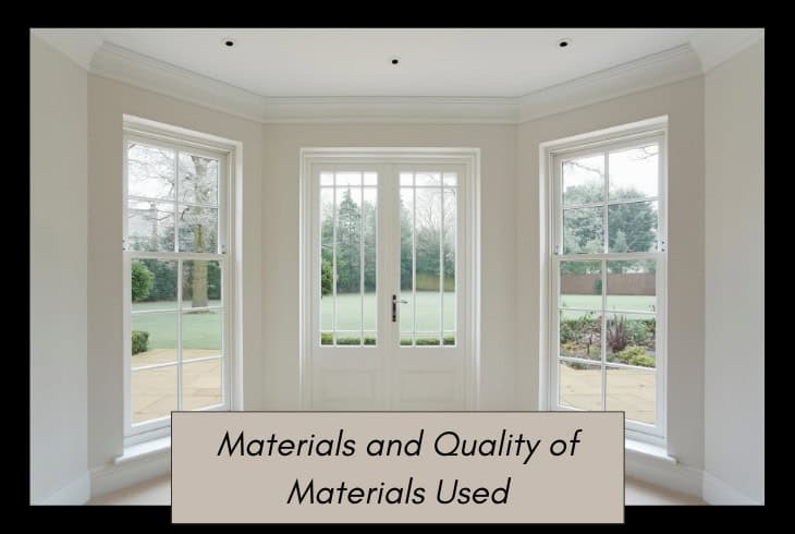 quality of materials
