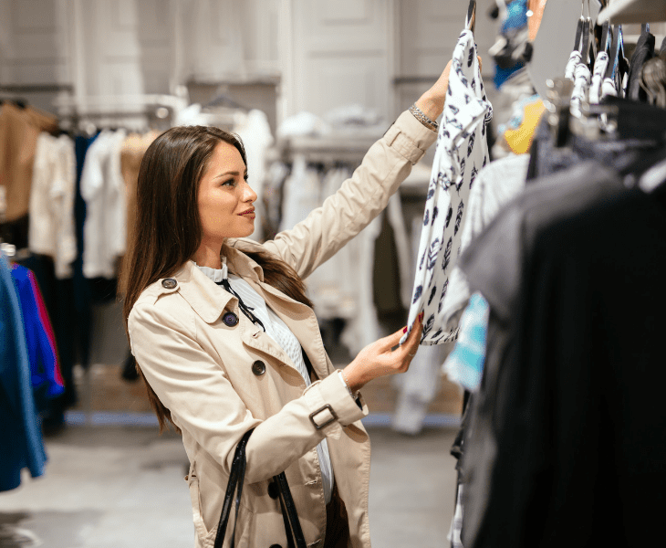 buying clothes
