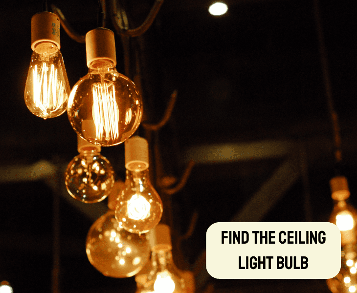 ceiling light bulb