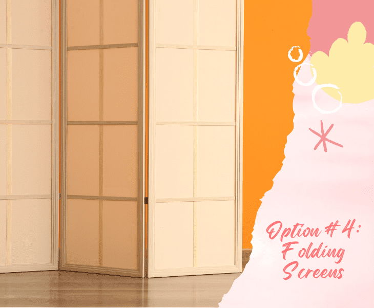 using folding screens