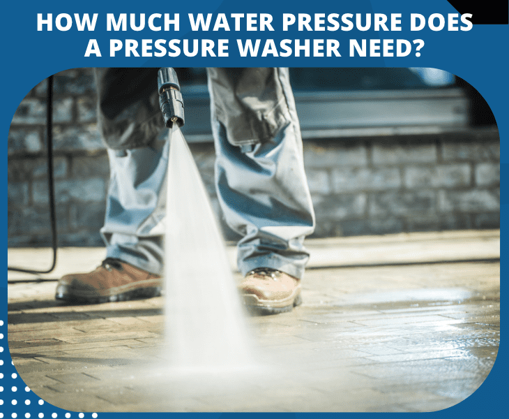 water pressure needed