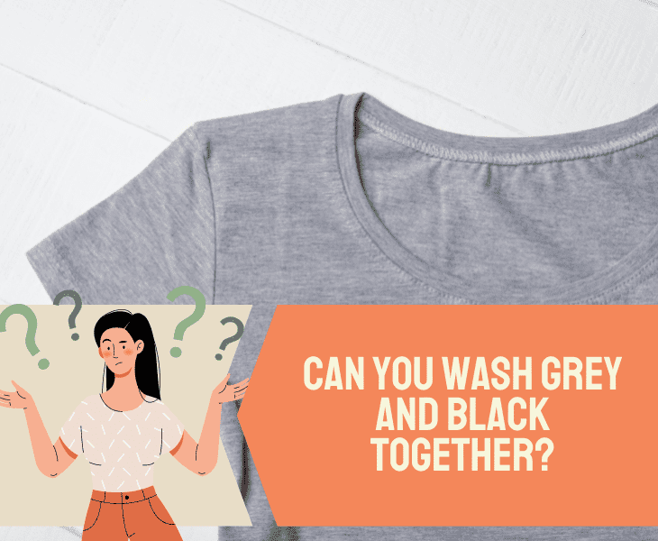 washing grey and black together