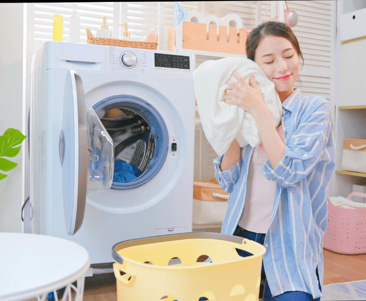 wash clothes softly