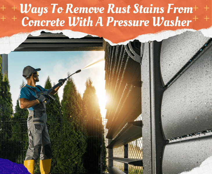 remove rust stains from concrete