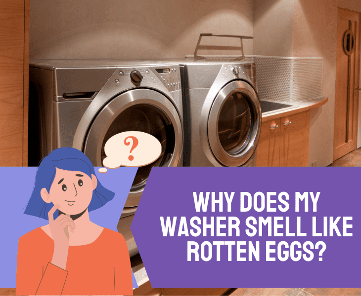 why my washer smell rotten eggs