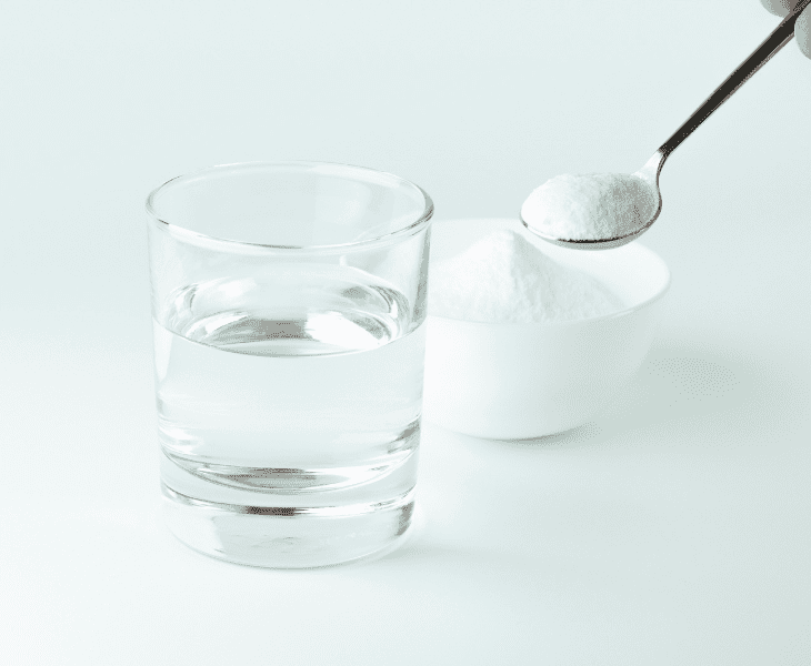 use baking soda and water