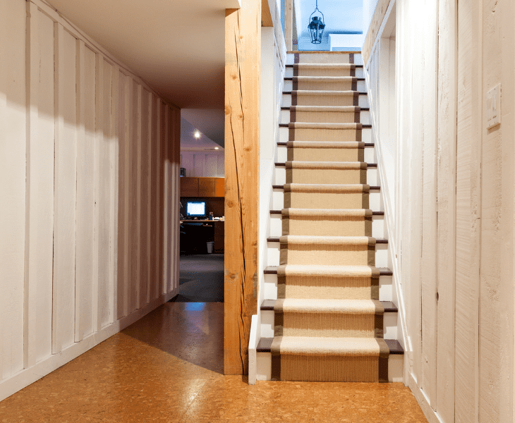 stairs to basement