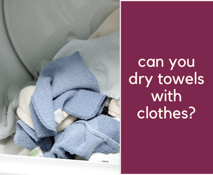 dry towels with clothes