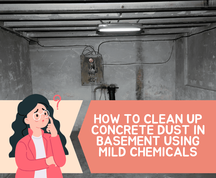 clean up with mild chemicals