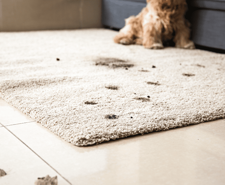 dog stains carpet