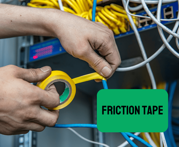 using friction tape