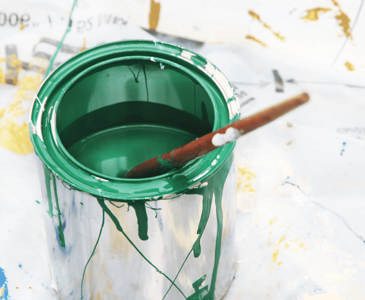 can of paint