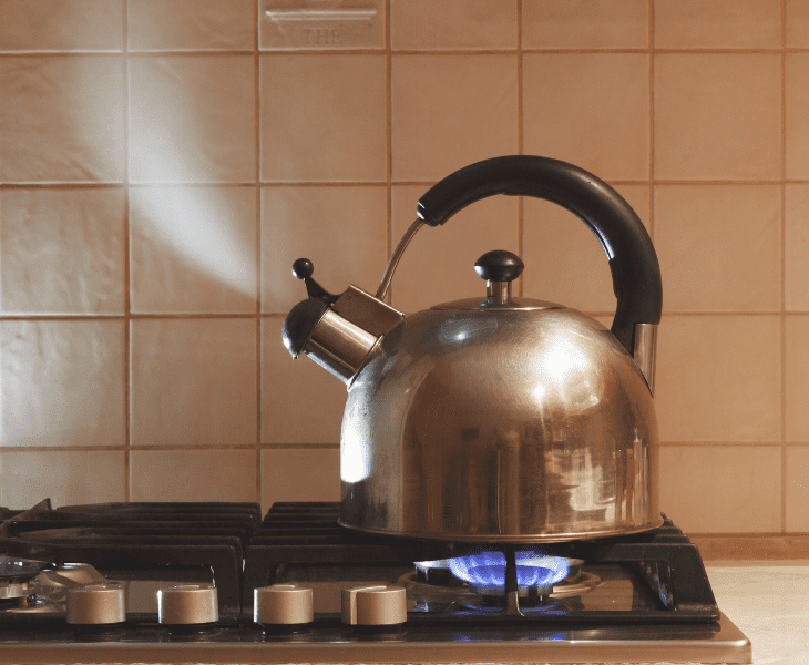 hot water