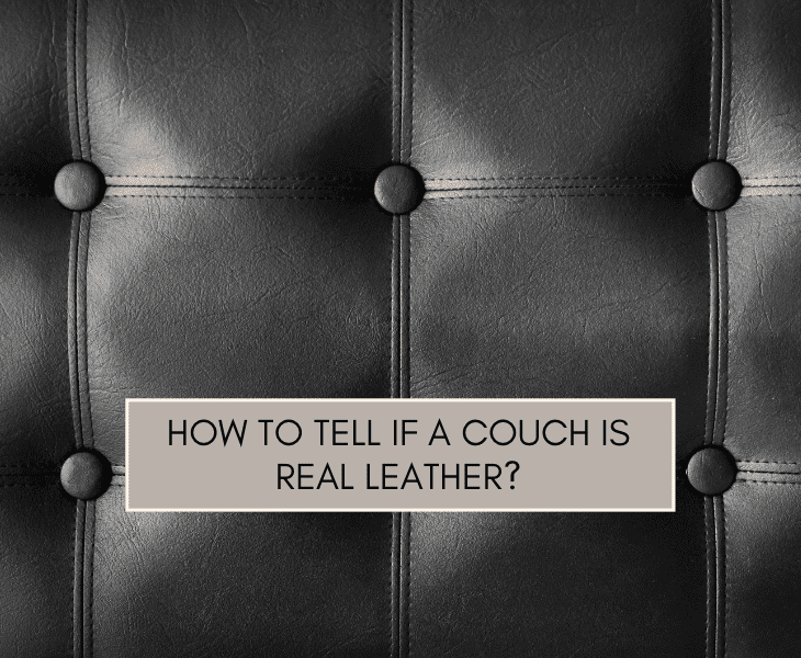 real leather couch