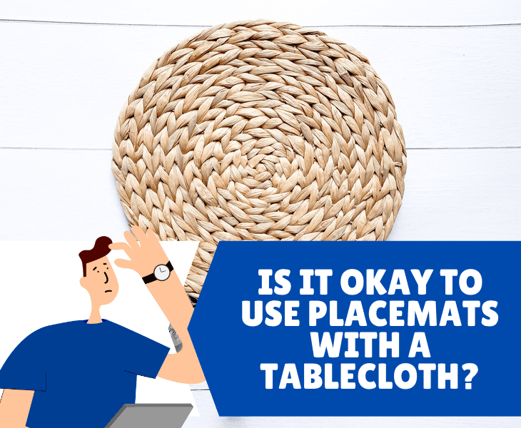 use placemat with tablecloth