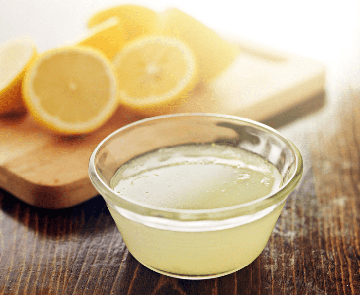 use lemon juice