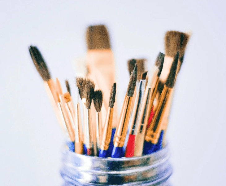 dry the brushes properly