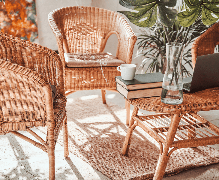 bamboo furniture water exposure