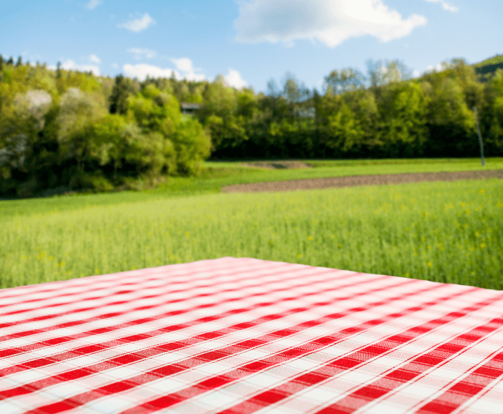 keep table cloth in place