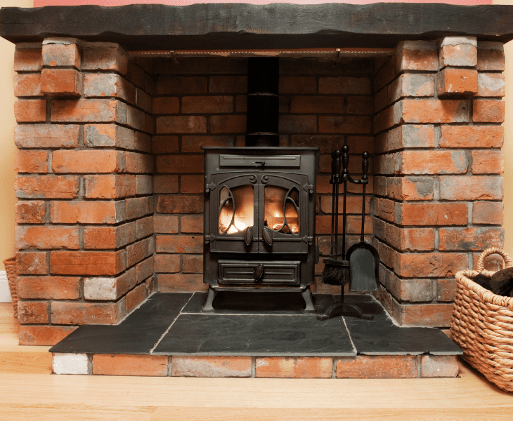 rinse fireplace