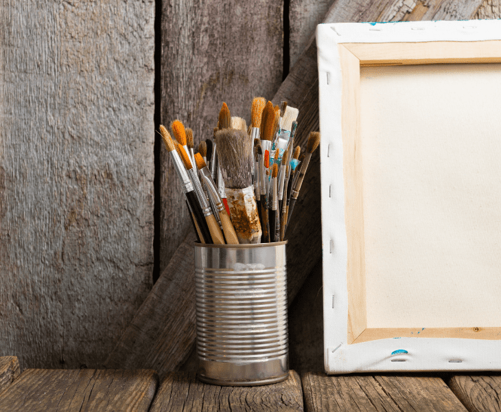 proper storage for brushes