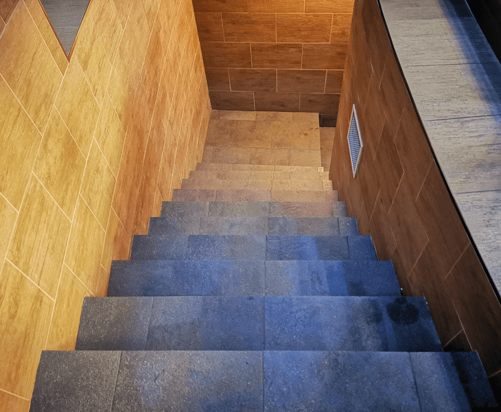 walkout basement stairs